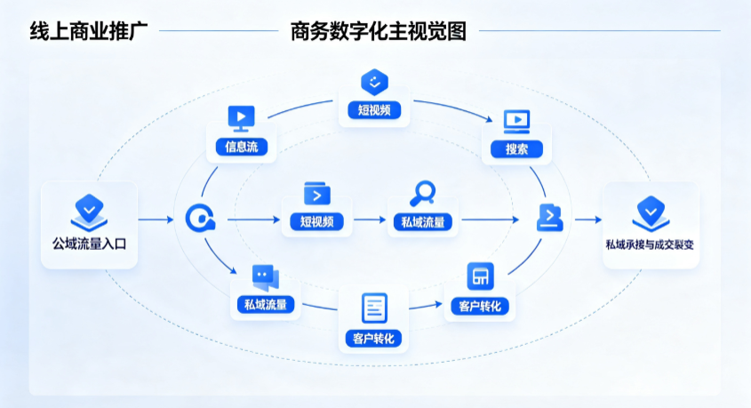 卢湾区线上商业推广怎么做？全域流量闭环搭建与低成本转化实战指南